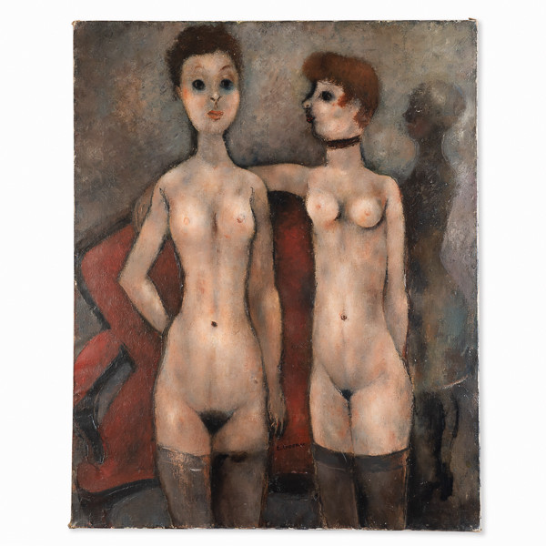 Edouard Goerg (1893-1969)  - The innocents, oil on canvas 1928