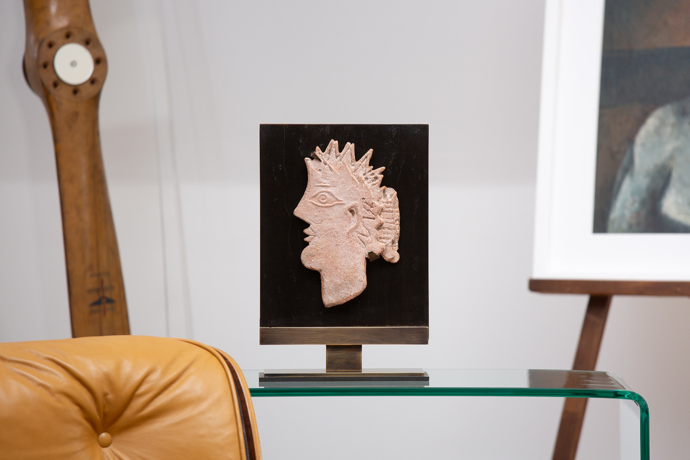 Georges Braque (1882-1963)  - Crenellated head, original terracotta, circa 1940/1950