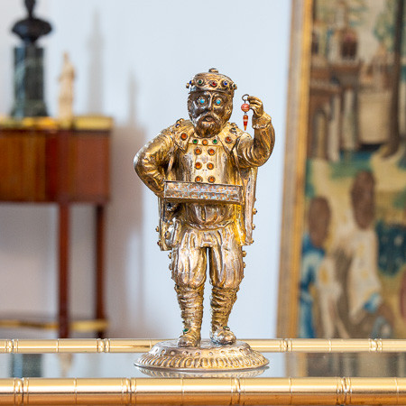 Personnage en vermeil, Hanau, 1860/1880