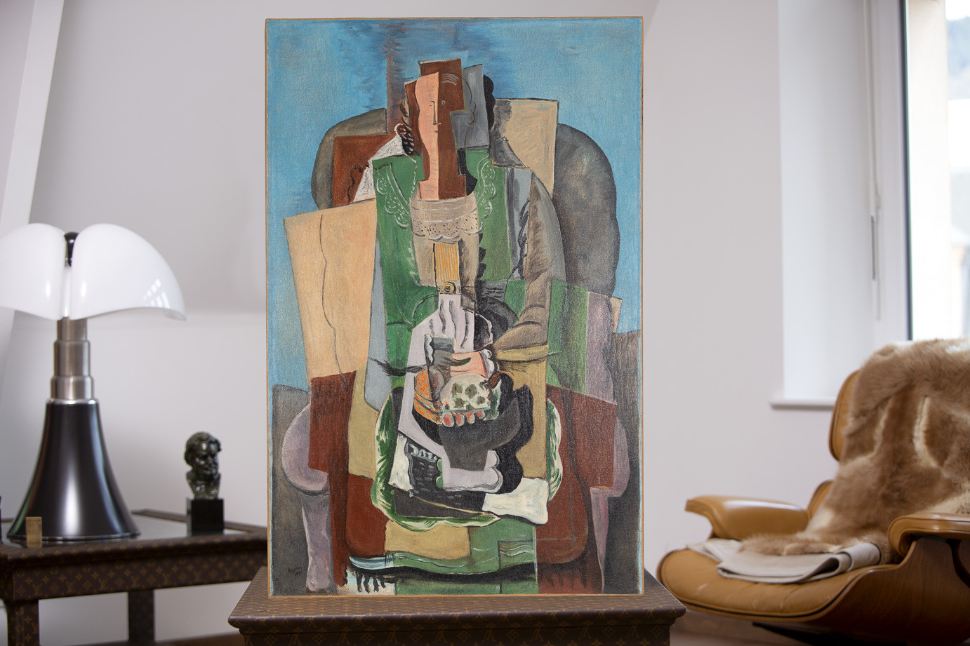 Henri Hayden (1883-1970) - Femme au Guéridon, huile sur toile, 1920
