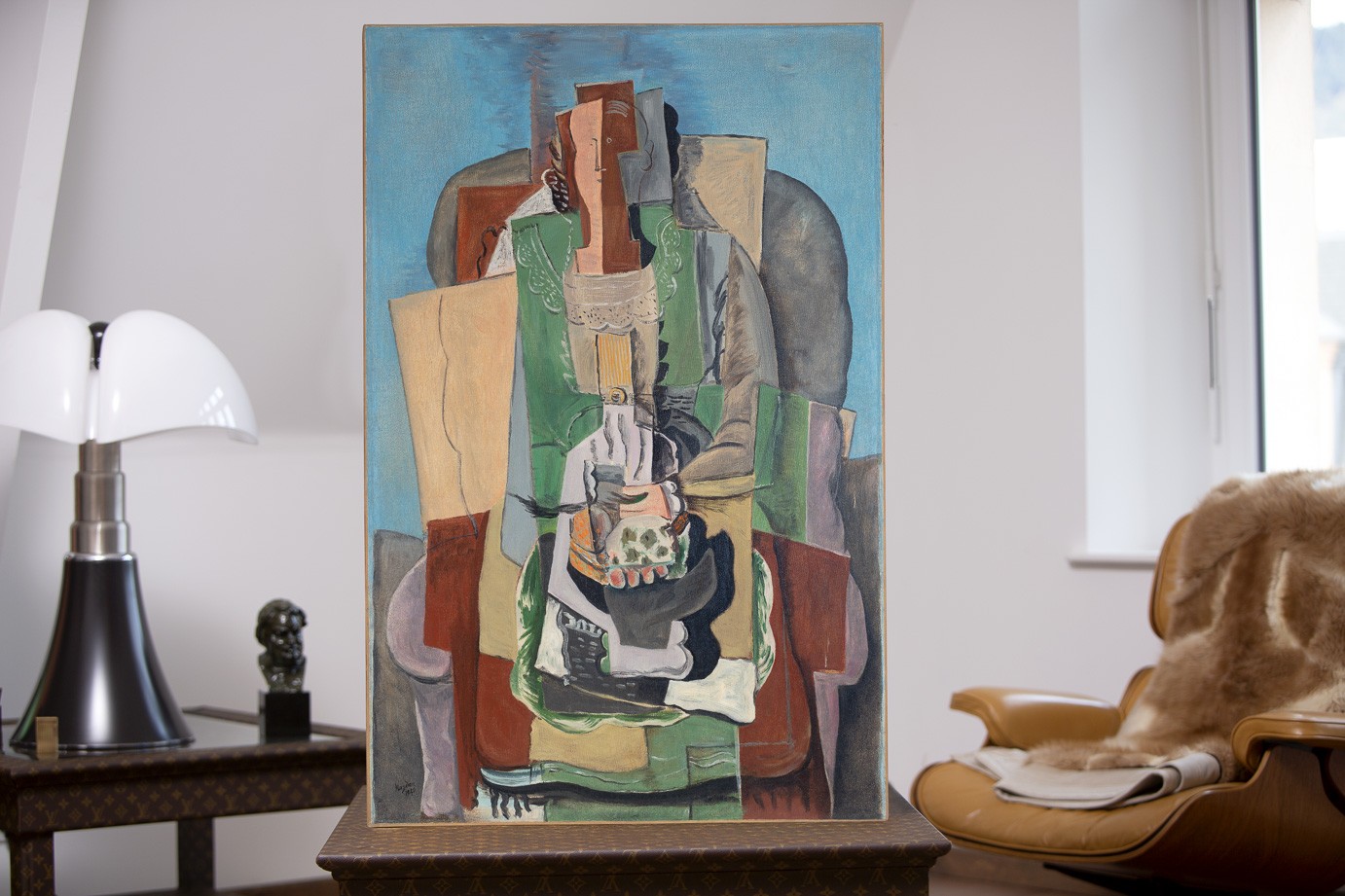 Henri Hayden (1883-1970)  - Femme au Guéridon, oil on canvas, 1920