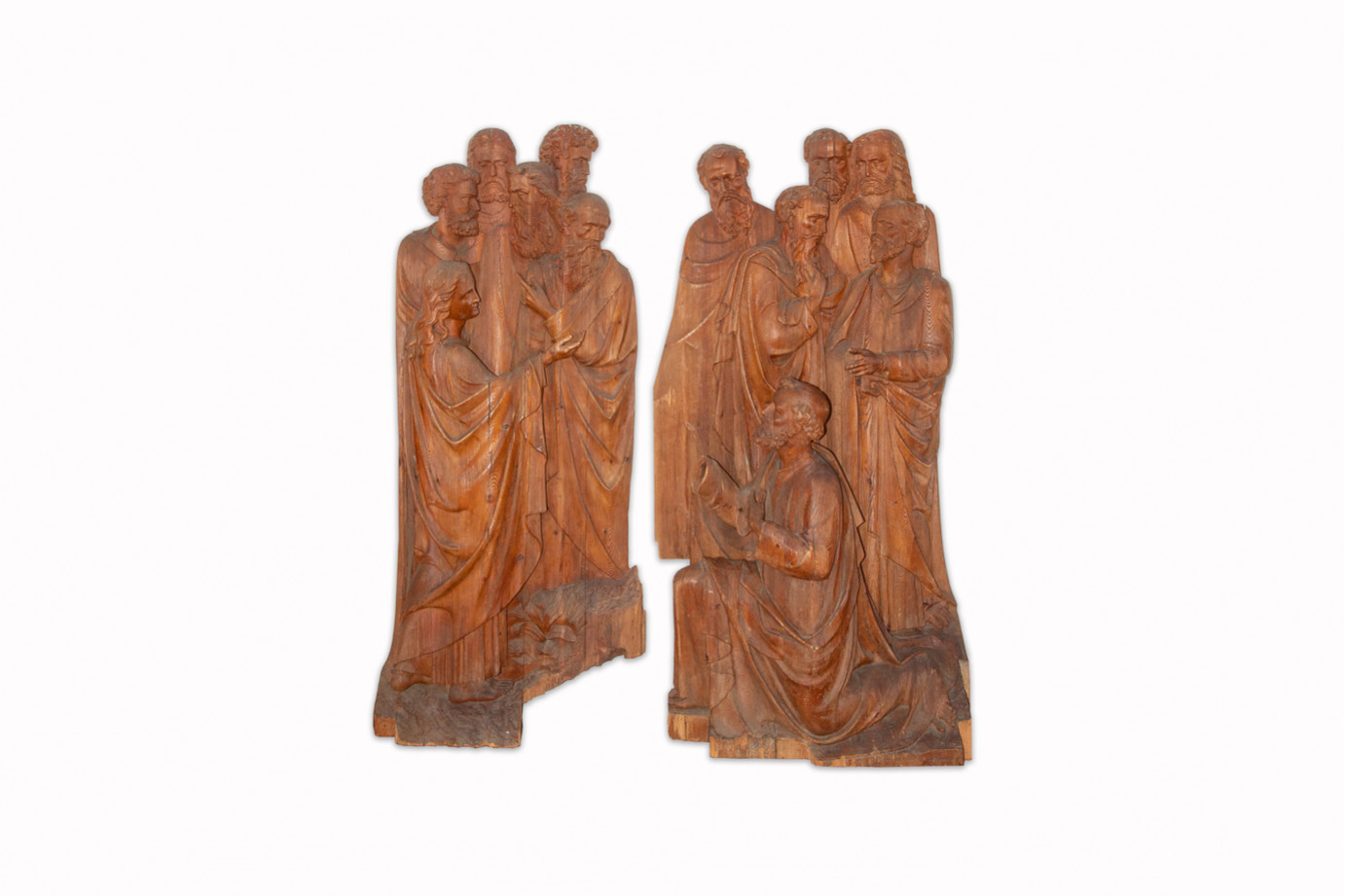 Exceptionnel groupe sculpté du Quattrocento - Italie du nord première moitié du XVe siècle